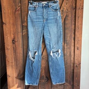 Abercrombie & Fitch Light Blue High Rise Jeans